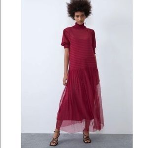 Final Sale Zara Drop Waist Maxi